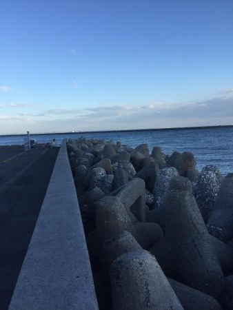 四日市港でライトワインド