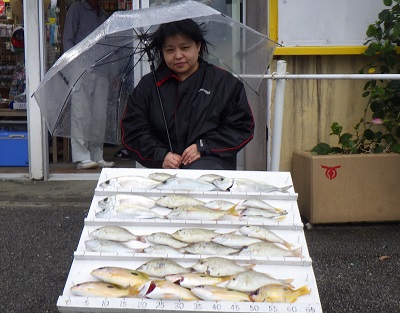 本部釣りイカダ 釣果