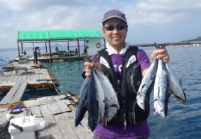 本部釣りイカダ 釣果