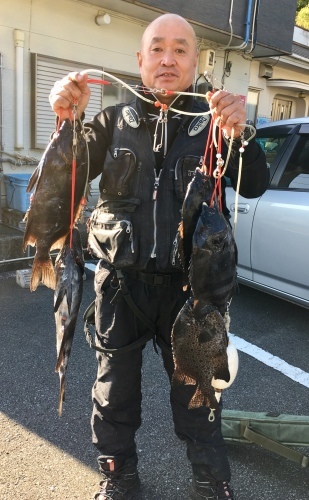 鵜来島家本渡船 釣果