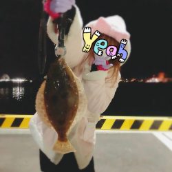 ルアー★港湾で★ヒラメくんGET★