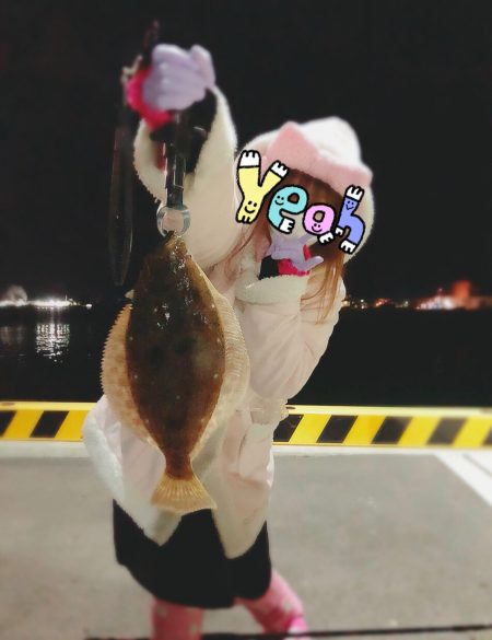 ルアー★港湾で★ヒラメくんGET★