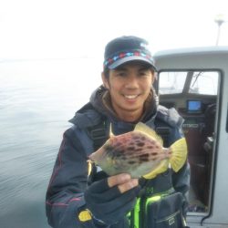 カワハギ狙い！