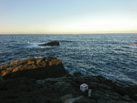 潮岬でグレ釣り