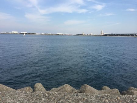 小春日和の穴釣り