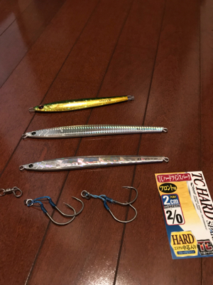 初ジギングにて