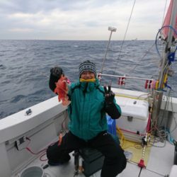 館山沖にて根魚狙い