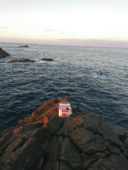 潮岬でグレ釣り