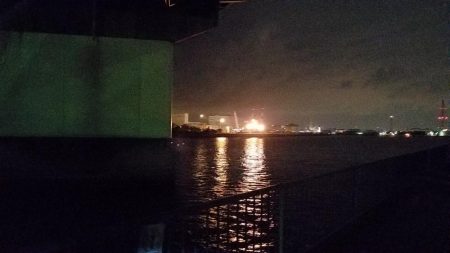 大阪湾夜の部