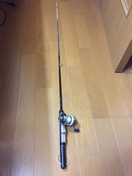 穴釣りで、メバルガシラ！