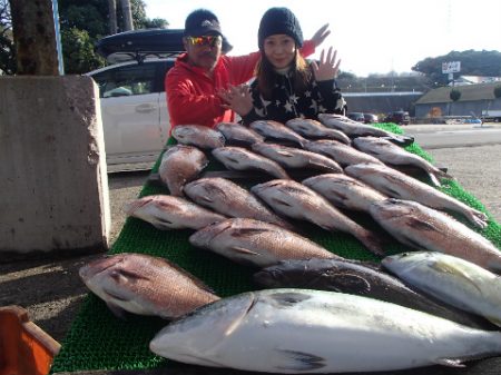 カタタのつり堀 釣果