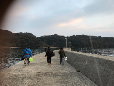 初めて山口県で釣り