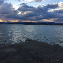 極寒強風ショアジギング