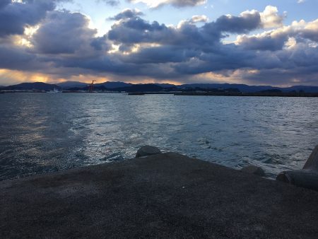 極寒強風ショアジギング