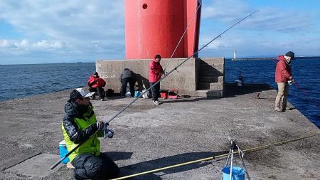 播磨新島赤灯台波止へキス釣査