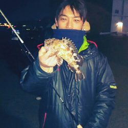 アナゴ釣りで嬉しいゲスト