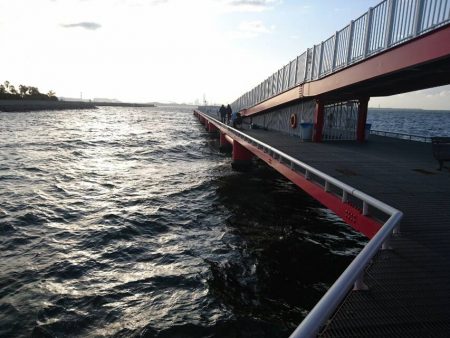 極寒の釣り公園