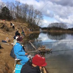 布目ダムで今年の初釣り