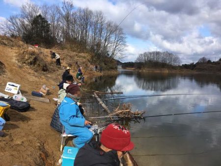 布目ダムで今年の初釣り