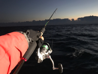 梅花丸で一つテンヤ