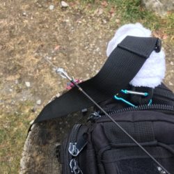 竿先凍る真冬の千早