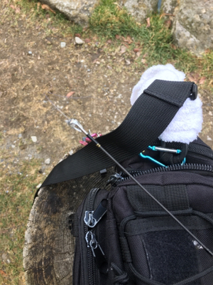 竿先凍る真冬の千早