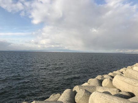 ニュータックルで初釣り。