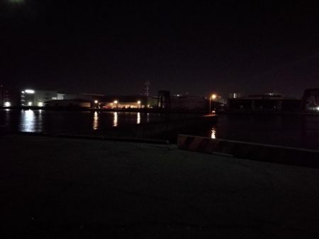 懲りずにヘチ釣りへ(フェリーターミナル)