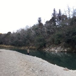 北田原にて鱒釣り堪能