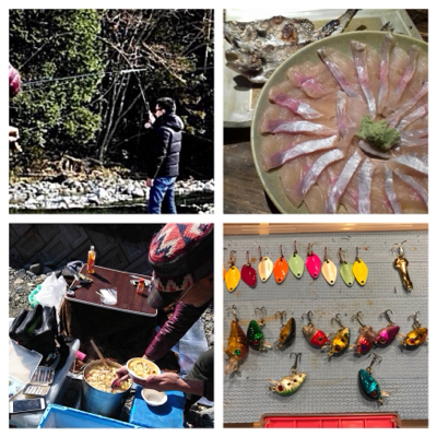 芥川マス釣り場にて♫