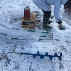 ワカサギ氷上釣り