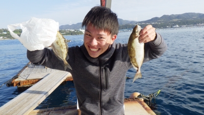 本部釣りイカダ 釣果