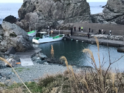 ラストのグレ釣り