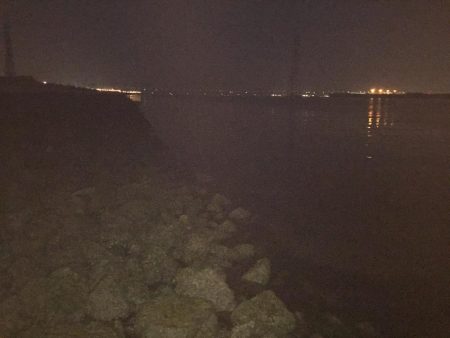 初のナイトゲームはキビレ1枚!