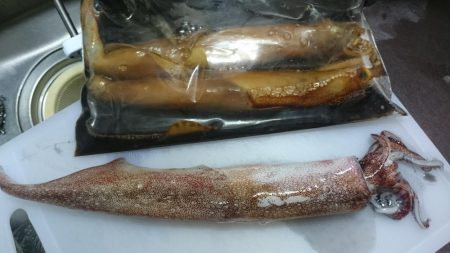 居残りヤリイカ