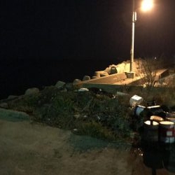 シーバスタックルでガシラ