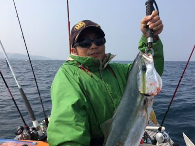マイボートで丹後沖でジギング、タイラバ
