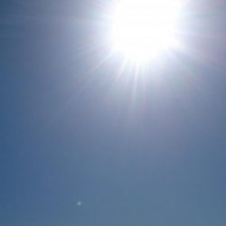 快晴で気持ちいい