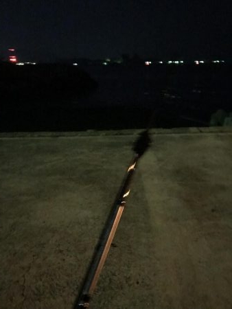 シーバスタックルでガシラ