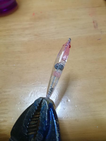 ハンドメイドプラグで初釣果