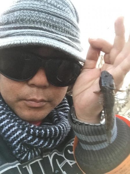 多摩川で鯉と沼チチブ釣りました。