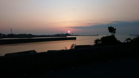 GW初釣行は志筑川護岸へ