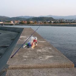 GW初釣行は志筑川護岸へ