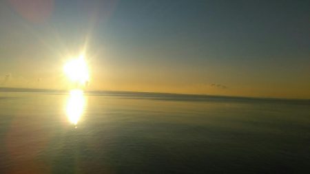 まさに朝まづめ