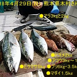 大物釣果速報！●光義丸：平戸市早福港