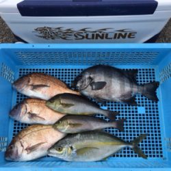 釣堀丸長さんにて