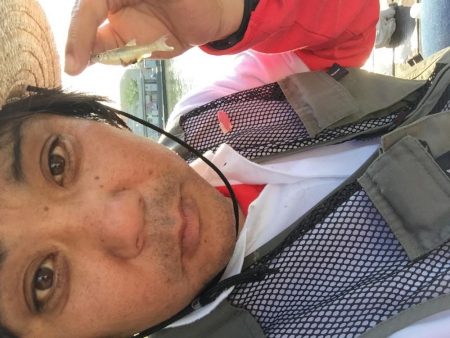 等々力緑地の管理釣り場でヘラブナ釣り。