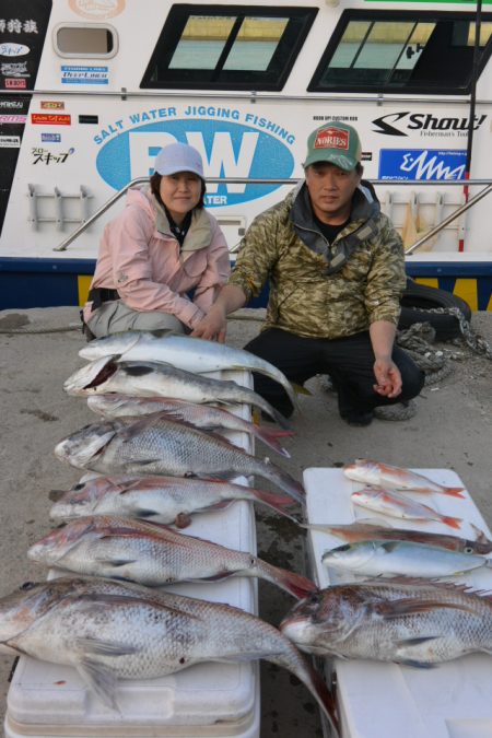 ジギング船 BLUEWATER 釣果