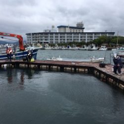 釣堀丸長さんにて