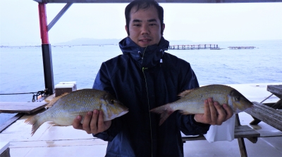 本部釣りイカダ 釣果